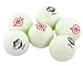 12 x White. Challenger Quality Table Tennis Balls For Consistent Performance. (Designs May Vary. Comes either with small different logos or logo free)