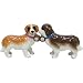 Westland Giftware Mwah Magnetic St. Bernards Salt and Pepper Shaker Set, 2-3/4-Inch