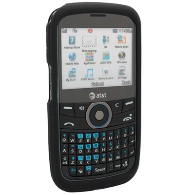 Silicon Skin BLACK Rubber Soft Cover Case for PANTECH LINK P7040 (ATT) [WCS723]