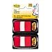 Post-it Flags Value Pack, 1 inch, Red, 12 Dispensers of 50 Flags