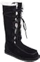 Bearpaw Women's Suede Fashion Boots - Style 450 Diva (8, Black)