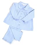 Girls Spot Blue Print Pyjamas