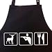 J�ger Triathlon - Grillsch�rze, Kochsch�rze, K�chensch�rze, Latzsch�rze mit verstellbarem Nackenband und Seitentasche - Die Geschenkidee!