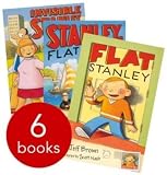 Flat Stanley Collection (6 Books). Titles include: Flat Stanley; Stanley, Flat Again; The Great Egyptian Grave Robbery; The Japanese Ninja Surprise; The Big Mountain Adventure; Invisible Stanley RRP £29.94