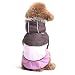 【全5サイズ】ドッグウェア　犬服のパーカ　犬のジャケット　トレーナー (Lサイズ（首回り32cm * 着丈30cm * 胴回し44cm)8083-4)