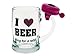 Silly, SY100105, Bicchiere da birra con campanello, colore: Rosa