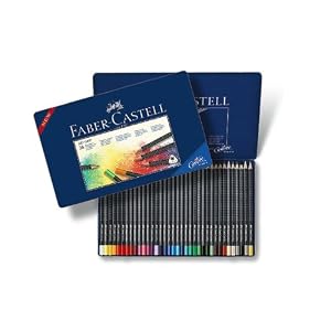 A.W. Faber-Castell Art Grip Tin of 36 Colored Pencils by A.W. FABER-CASTELL