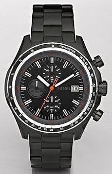 Fossil #CH2754 Men's Dylan Black Ion Plated Stainless Steel Chronograph Watch