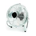 8inch Desk Fan with Chunky Chrome Design, 3 Metal Fan Blades & 3 Speed Control