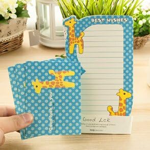 SCStyle 36 Cute Kawaii Lovely Giraffe Design Writing Stationery Paper with 18 Envelope