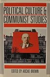 Political culture and communist studies
