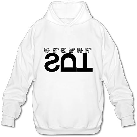 Kanye West The Saint Pablo 2016 Tour Logo Hooded Sweatshirt For Men White