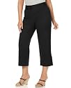 Charter Club Plus Size Three-Button Cropped Twill Pants