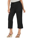 Charter Club Plus Size Three-Button Cropped Twill Pants