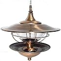 Hayes Design By Nature Copper-plated Lantern Bird Feeder