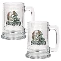 NIB Tampa Bay Buccaneers NFL 2pc 15oz Glass Tankard Set