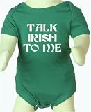 Baby Kelly Green Creeper by Bella Baby : Talk Irish To Me - for St Patricks Day