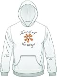 LORD OF THE WINGS Buffalo Chicken Logo Men's Hoodie Sweat Shirt Small thru 4XL