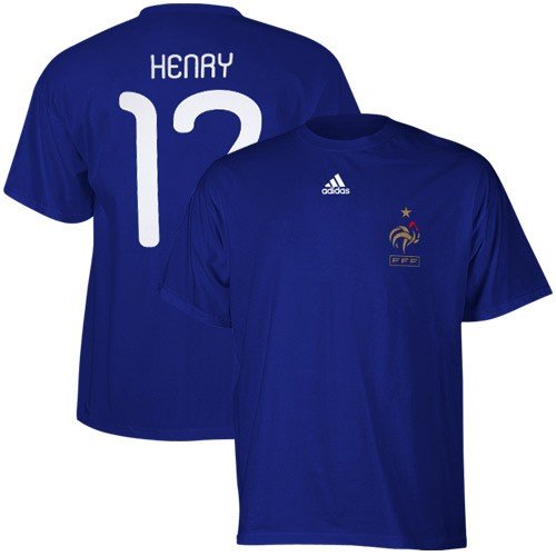 Adidas France's Henry 2010 T-Shirt Adidas France's Henry 2010 T-Shirt