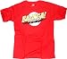 Big Bang Theory Bazinga! Men's T-Shirt, Red, XX-Large