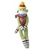 JoJo the Sock Monkey - Small Green Stuffed Animal