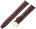 Voguestrap TX45318HN Allstrap 18mm Honey Regular-Length Tile Crocodile Calf Watchband, Gold buckle