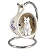 German Shepherd Blue Tea Cup Dog Ornament - White