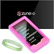 Microsoft Zune HD 16GB & Microsoft Zune HD 32GB Premium **PINK** Silicon Skin Case Cover + Live*Laugh*Love Silicone Wrist Band!!!