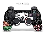 Protective skin for Playstation 3 Remote Controller - Vegas Baller Black