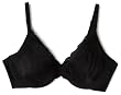 Lilyette Women's Unlined Lace Jacquard Underwire Minimizer Bra #978