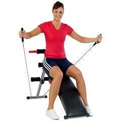 Christopeit Bauchtrainer BG 2, Schwarz Silber Rot