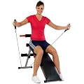 Christopeit Bauchtrainer BG 2, Schwarz Silber Rot