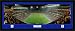 Bernabeu Stadium, Match in Action Behind the Goal, 41x16 Framed Panoramic Print, Real Madrid.