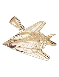 CleverEves 14K Gold Pendant Air Craft Inspired 5.4 - Gram(s)