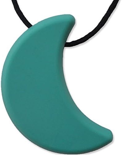 Moon Teething Necklace by Zen Rocks - a Stylish New Twist to Teething - Turqoise by Zen Rocks