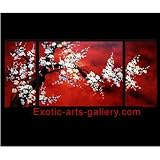 Abstract Art Plum Blossom Chinese Feng Shui Painting