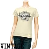 NHL Reebok Pittsburgh Penguins Ladies Cream 2009 NHL Stanley Cup Champions Winged Champs Premium Vintage T-shirt (Medium)