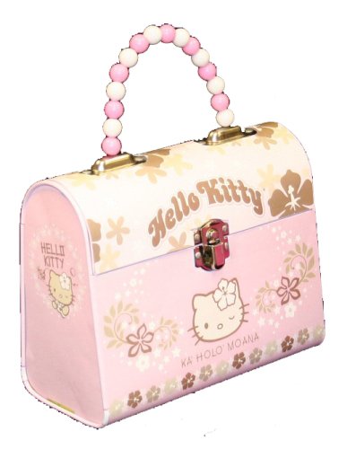 Hello Kitty Tin Handbag w/Beaded Handle - Hawaii