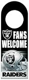 NFL Oakland Raiders Wood Door Hanger