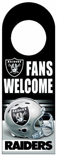 NFL Oakland Raiders Wood Door Hanger