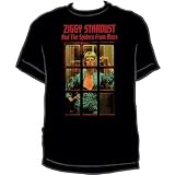 David Bowie Ziggy Phonebooth Adult T-Shirt
