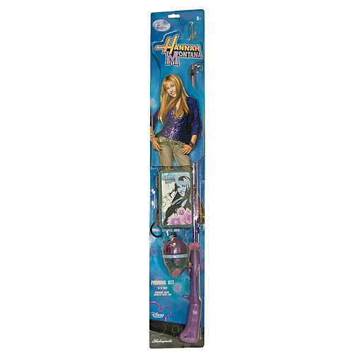 Childrens Toyshop  Toys : Disney Hannah Montana Shakespeare Fishing Kit Rod & Reel with Bonus Tackle Box