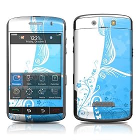 Blue Crush Design Protective Skin Decal Sticker for Blackberry Curve 8350i Cell Phones