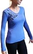 Body Up Women's Cool Graphic Long Sleeve Top