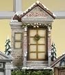 Bristol Falls Victorian Village Toy Shop Christmas Door Display