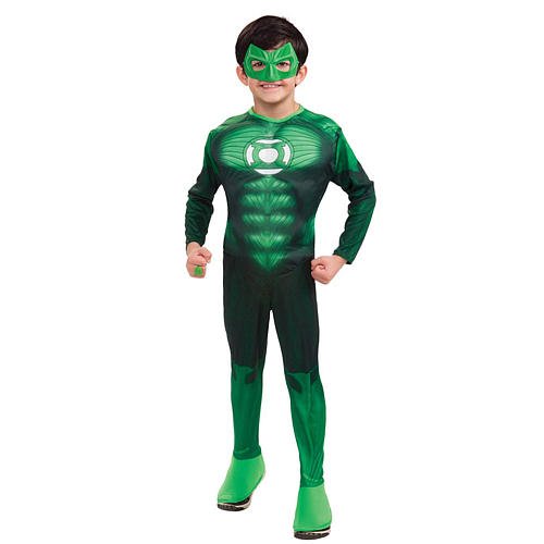 Green Lantern Deluxe Hal Jordan Halloween Costume - Child Size Large 12-14