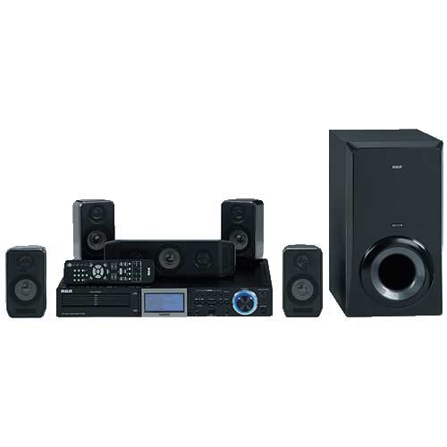 RCA RTD260 1000 Watts 5-Disc DVD/CD Home Theatre System with HDMI Sirius Ready