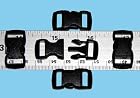 20 - 3/8 Contoured National Molding Plastic Buckles