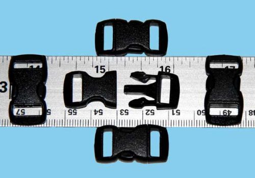 Best Price! 20 - 3/8 Contoured National Molding Plastic Buckles