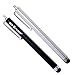 Eco-Fused Case Bundle for Apple iPod Touch 5 Including 3 Bling Glitter Hard Cases / 2 Stylus Pens / 2 Screen Protectors/Microfiber Cleaning Cloth - Perfect for Girls - (Black, Silver, Gold)